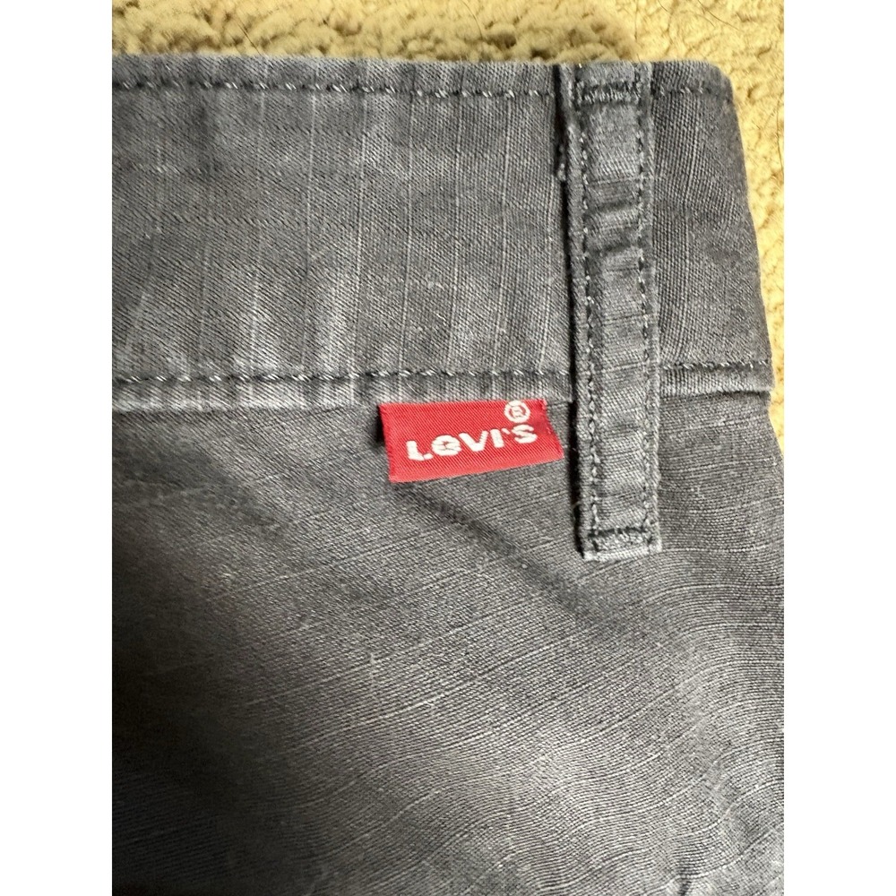 Levis Cargo Shorts Men W38 Black Ripstop Hi-Rise Utility Casual - Picture 8 of 9